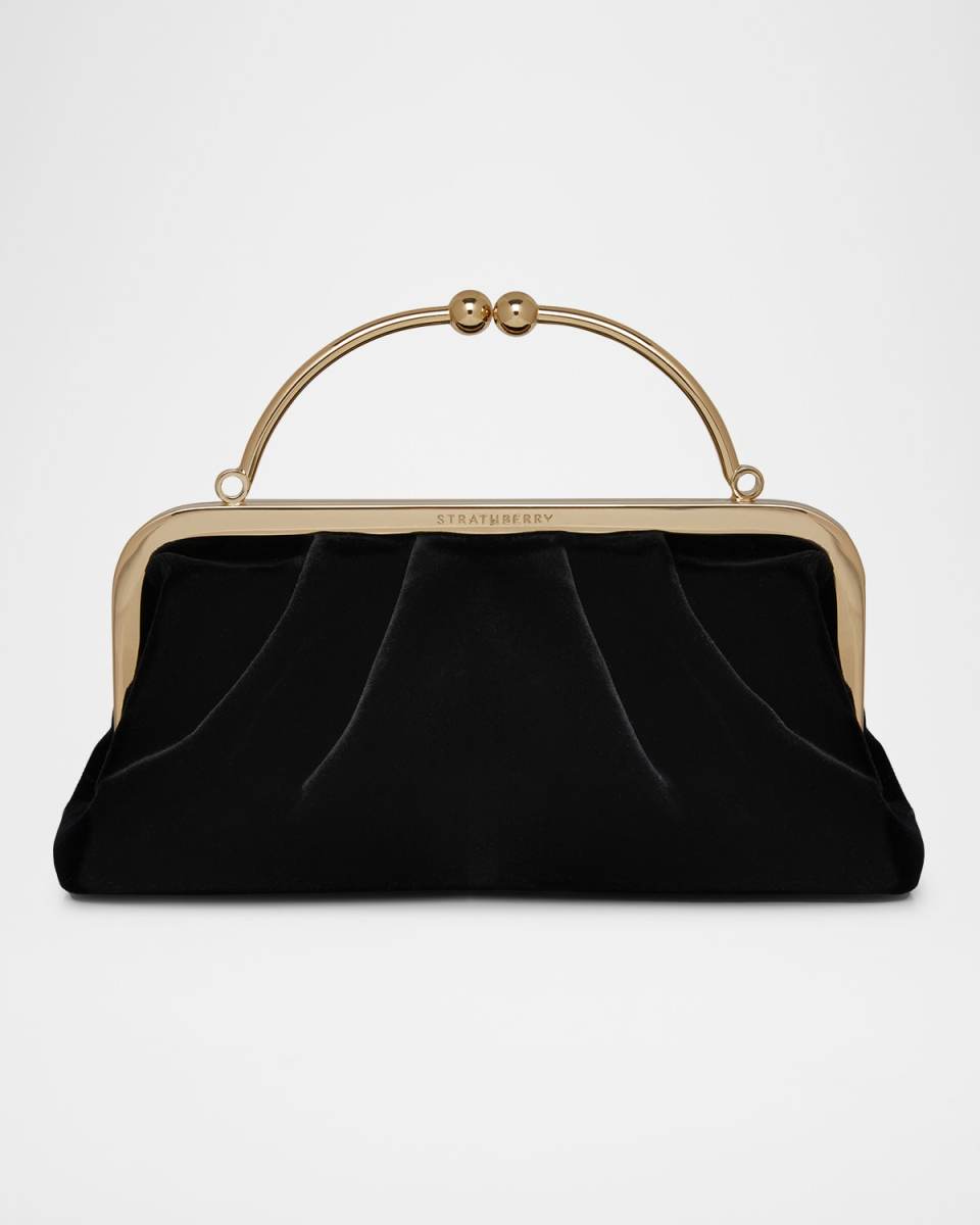 Frame Velvet Top-Handle Bag